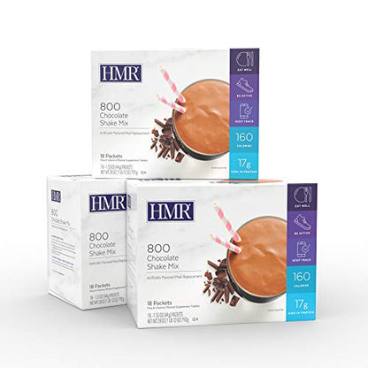 HMR "Classic" 800 Shake Meal Replacement Mix | Chocolate Shake Powder to Support Healthy HMRUS supplements