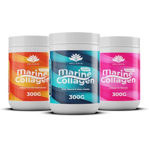 Pure Hydrolysed Marine Collagen Powder 300g | Berry Flavour | Type 1 and 3 HelleniaAu supplements