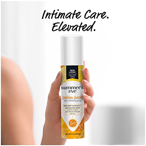 Summer's Eve Tahitian Sunset Daily Feminine Spray, 2 oz, 6 Pack Summer's EveAu supplements
