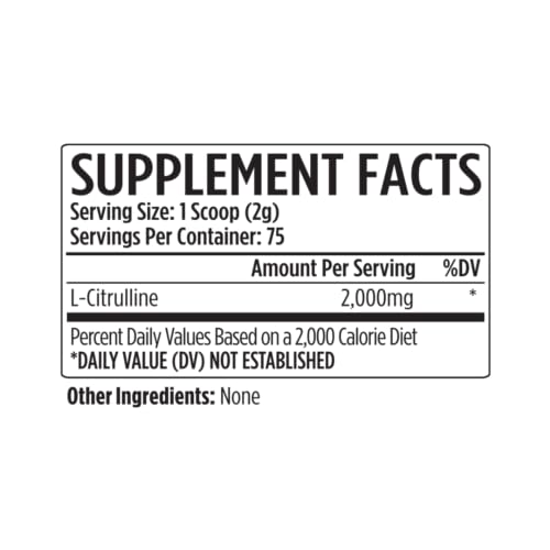 VMI Sports Citrulline Unflavored Powder Pure L-Citrulline | Promote Nitric Oxide Muscle VMI SportsUS supplements