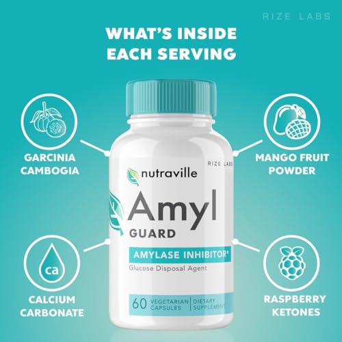 rize labs Nutraville Amyl Guard Dietary Supplement, Nutraville Amyl Guard Weight Loss Pills rize labsAu supplements