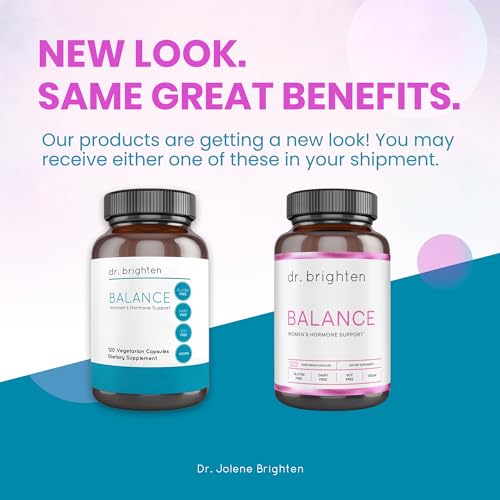 Dr. Brighten Balance - Hormone Balance for Women with Chasteberry and DIM - Targets Dr. BrightenUS supplements