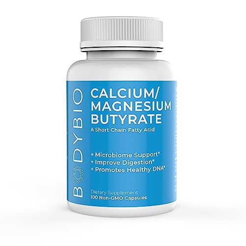 BodyBio Butyrate with Calcium & Magnesium - Supports Healthy Digestion, Gut & Microbiome BodyBioUS supplements
