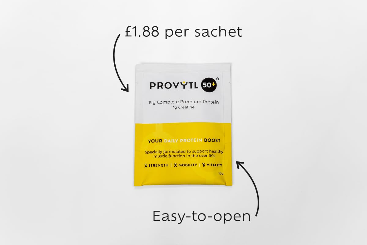 Provytl 50+ - Kick Start Your Protein Journey in 2024-15g Complete Protein and 1g Creatine ProvytlAu supplements