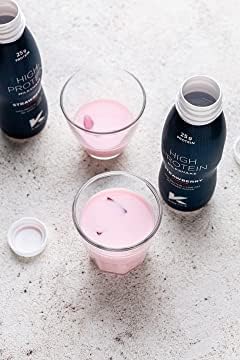 Kinetica Ready-to-Drink Protein Shake, 12 X 330mls, 165 cals, 25g Protein per Bottle, Low Fat (Strawberry) KineticaAu supplements