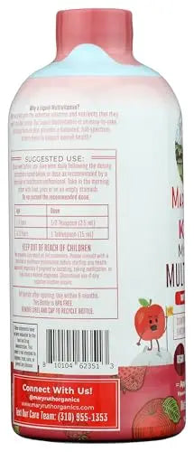 MaryRuth's Kids Liquid Morning Multivitamin | Kids Multivitamin | Immune Support | Vitamin C & D | Kids Vitamins | MaryRuth OrganicsAu supplements