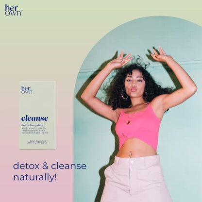 her own Cleanse, Gentle Detox, Supports Healthy Gut, Ocean Algae Cleanse, Prebiotic/Probiotic Blend her ownUS supplements