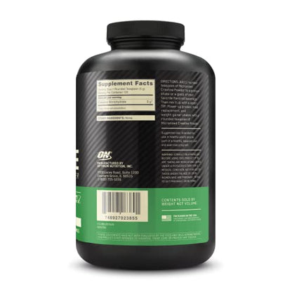 Optimum Nutrition Micronized Creatine Monohydrate Powder, Unflavored, Keto Friendly Optimum NutritionUS supplements
