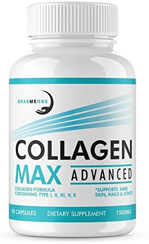 Premium Marine Collagen Supplements for Women, Ultra Potent Marine Collagen Capsules Collagen MaxUS supplements