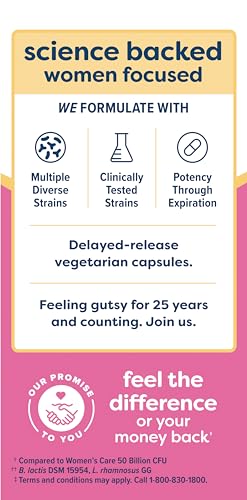 Renew Life Women's Probiotic Capsules, Supports Vaginal, Urinary, Digestive and Immune Renew LifeUS supplements