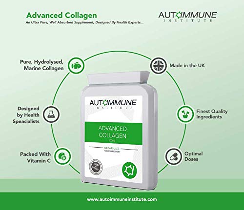 Advanced Collagen V2.Type I, II, III, V and X Hydrolysed Collagen Supplement with Vitamin C Autoimmune InstituteAu supplements