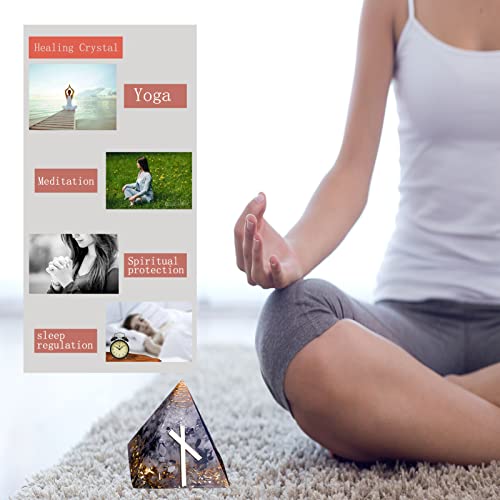 Chrikidor,Rune Pyramid，Orgone Pyramid Crystal Energy Generator Orgonite Balancing ChrikidorAu supplements