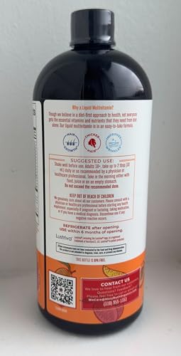 MaryRuth's Liquid Multivitamin+Hair Growth | Clinically Tested for Thicker Hair & Facial Wrinkles in Women | Biotin 10000mcg | Lustriva Hair Growth Supplement | MaryRuth OrganicsAu supplements