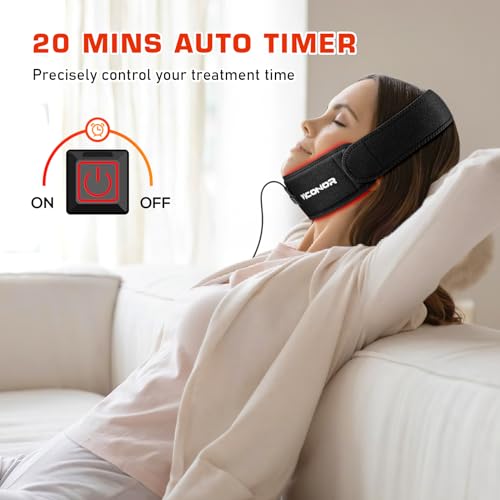 Red Light Therapy Belt for Neck, Near Infrared Light Therapy Belt Wearable Infrared Neck Wrap ViconorAu supplements