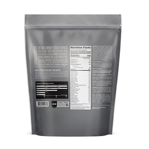 Isopure Protein Powder, Zero Carb Whey Isolate, Gluten Free, Lactose Free, 25g Protein IsopureUS supplements