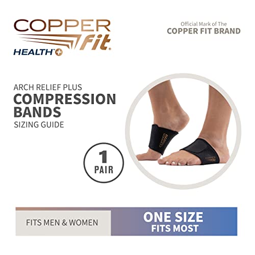 Copper Fit Health Unisex Arch Relief Plus with Built-In Orthotic (Pack of 12) Copper FitUS supplements