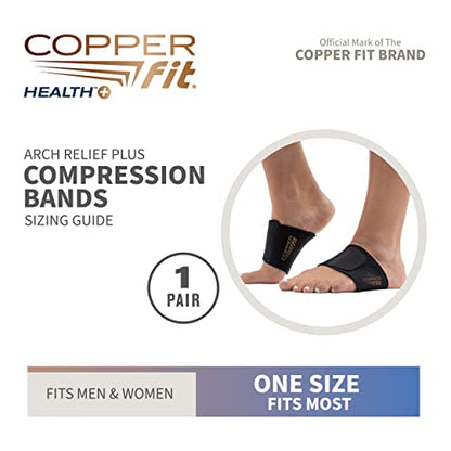 Copper Fit Health Unisex Arch Relief Plus with Built-In Orthotic (Pack of 12) Copper FitUS supplements
