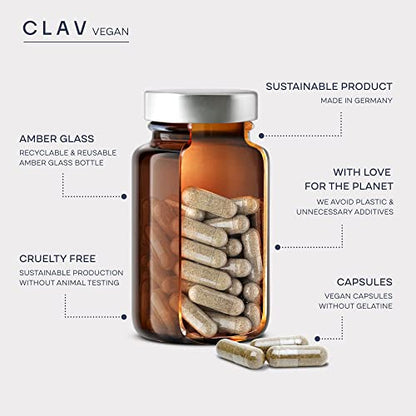 CLAV® Siberian Ginseng - 900mg Eleuthero Root Powder - Energy Supplement CLAVUS supplements