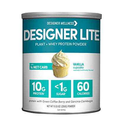 Designer Wellness, Designer Lite, Low Calorie Natural Protein, Prebiotic Fiber, Key Vitamins Designer ProteinUS supplements