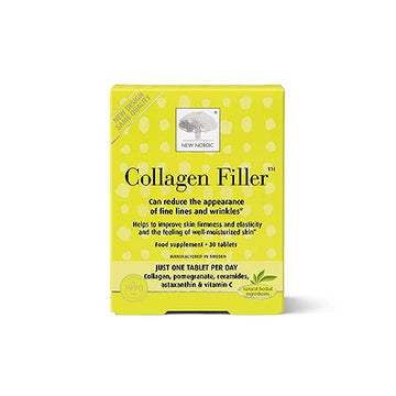 New Nordic Skin Care Collagen Filler 60 Tablets - Reduce The Formation of Wrinkles with Marine Collagen New Nordic LtdAu supplements