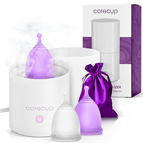 Carecup Menstrual Cup Sterilizer - Modern Menstrual Cup Cleaner Unscented Sanitizer - 2-Minute CarecupAu supplements