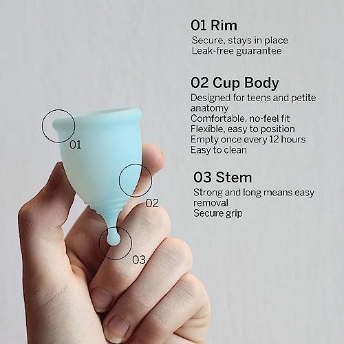 Pixie Cup Soft Menstrual Cup - Ranked 1 for Most Comfortable Reusable Period Cup - Buy One We Give One Pixie CupAu supplements