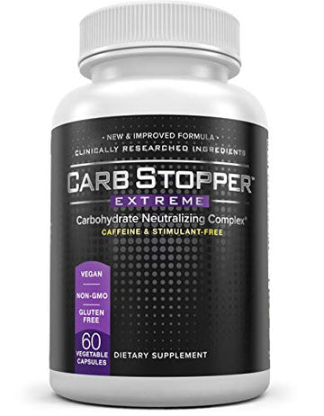 Carb Stopper Extreme: Maximum Strength, Natural Carbohydrate and Starch Neutralizer Carb Stopper ExtremeUS supplements