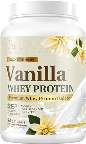 Hello Lovely! Whey Protein Powder, Vanilla Flavored Whey Isolate with 26g Protein Hello Lovely!US supplements