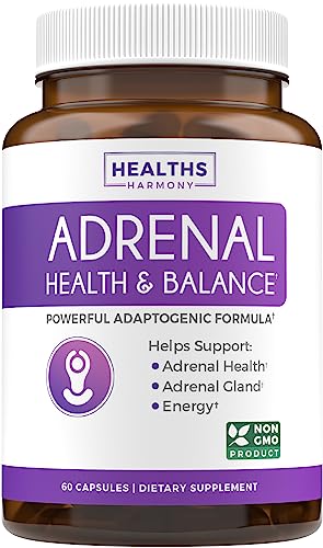 Adrenal Support & Cortisol Manager (Non-GMO) Powerful Adrenal Health with L-Tyrosine Healths HarmonyUS supplements