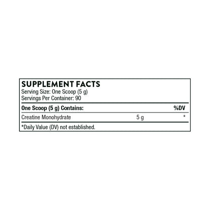 THORNE Creatine - Creatine Monohydrate, Amino Acid Powder - Support Muscles THORNEUS supplements