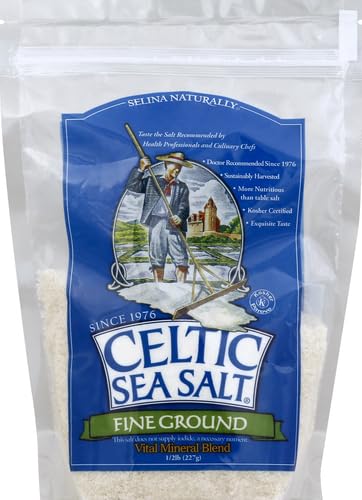 Celtic Sea Salt, Fine Ground, 8 Ounce, 0.5 Pound (Pack of 1) Celtic Sea SaltAu supplements