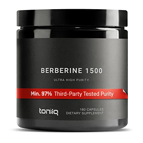 Toniiq Ultra High Strength Berberine 1500mg from The Himalayas Berberine Supplement ToniiqUS supplements