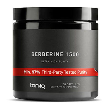 Toniiq Ultra High Strength Berberine 1500mg from The Himalayas Berberine Supplement ToniiqUS supplements