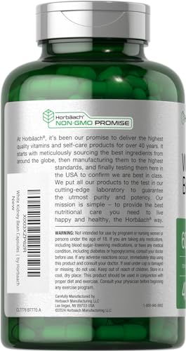 White Kidney Bean Extract Capsules | 6000mg | 400 Count | Non-GMO & Gluten Free HorbäachUS supplements