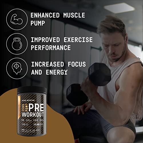 Hyfuel Nutrition Zeus Pump Pre Workout - Pump Focus Energy Power - 3D Pump Breakthrough Hyfuel NutritionUS supplements