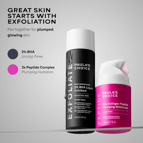 Paula's Choice Pro-Collagen Peptide Plumping Face Moisturizer, Daily Gel Face Cream for Deep Lightweight Hydration, Wrinkles & Loss of Firmness, Fragrance-Free, 1.7 Fl Oz Paula's ChoiceAu supplements