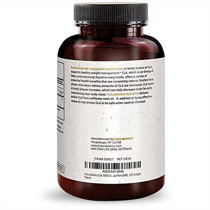 Futurebiotics CLA 3000 Extra High Potency - Non-Stimulating Conjugated Linoleic Acid FuturebioticsUS supplements