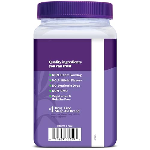 Natrol Sleep + Restore Magnesium Glycinate Blend Gummies with Melatonin 5mg - Calm Magnesium with GABA, Botanical Blend, Cherry Flavor, 60 Gummies NatrolAu supplements