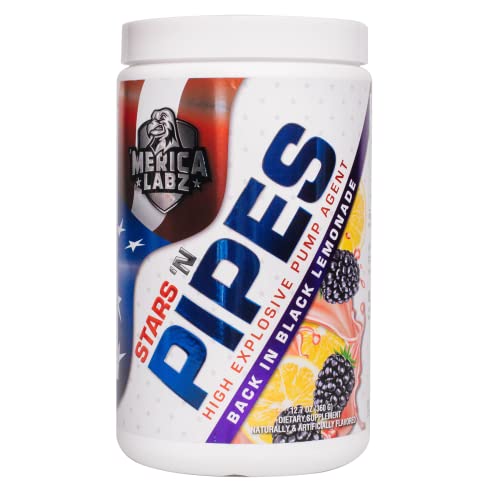 'Merica Labz Stars 'N Pipes High Explosive Pump Agent, Stimulant-Free, 6G of L-Citrulline 'Merica LabzAu supplements