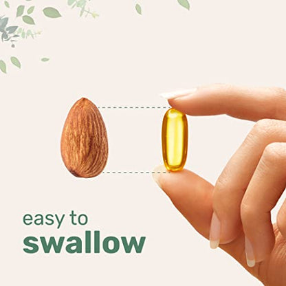 Flaxseed Oil 1400mg Softgels, 300 Counts | w/ 700mg ALA Omega 3, Cold Pressed Micro IngredientsUS supplements