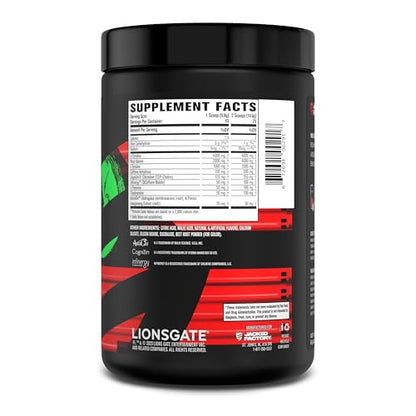 Jacked Factory X John Wick - Wick Mode Pre Workout Powder - Intense Energy, Battle-Rea Jacked FactoryUS supplements