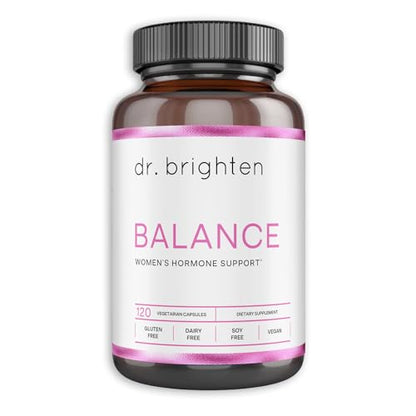 Dr. Brighten Balance - Hormone Balance for Women with Chasteberry and DIM - Targets Dr. BrightenUS supplements