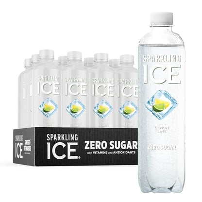 Sparkling Ice, Lemon Lime Sparkling Water, Zero Sugar Flavored Water, with Vitamins Sparkling ICEUS supplements