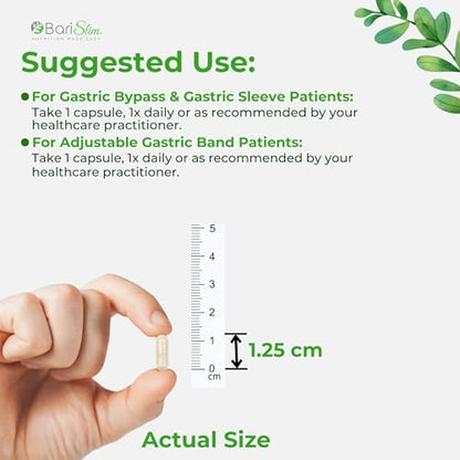 BariSlim Iron Plus Capsules - Formulated for Patients After Weight Loss Surgery Including BariSlimUS supplements