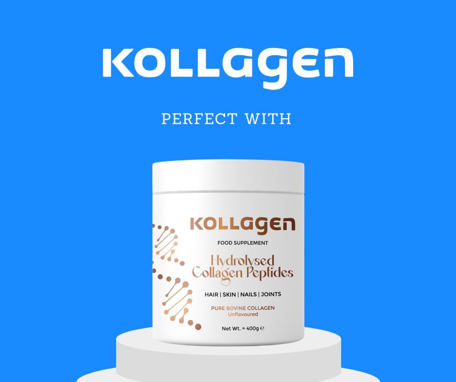100% Pure Collagen Peptides Powder 400g Kollagen: Hydrolysed Bovine Collagen Peptides (Type 1) My StoreAu supplements