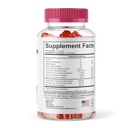 SlimXcel Keto ACV Gummies Weight Loss - 1500mg Once a Day, Strong Time Released Advanced Malibu LabsUS supplements