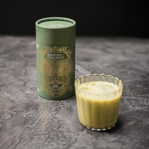Ancient + Brave Matcha + Collagen 150g Tub - Lion's Mane Mushroom Powder Supplement Ancient + BraveAu supplements