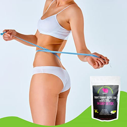 Healthy Diversions Tight Tummy Detox Tea, Extra Strength Results Within a Week Reduce Heath SecretUS supplements
