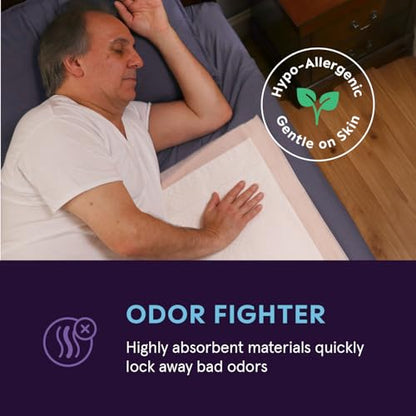 XXL Bed Pads, 5-Layer Disposable 30 x 36 Chucks Pee Pads for Incontinen Stack ManUS supplements