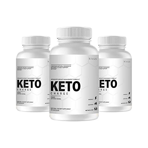 Keto Charge - Keto Charge Advanced Weight Management Formula (3 Pack, 180 Capsules) kivusUS supplements